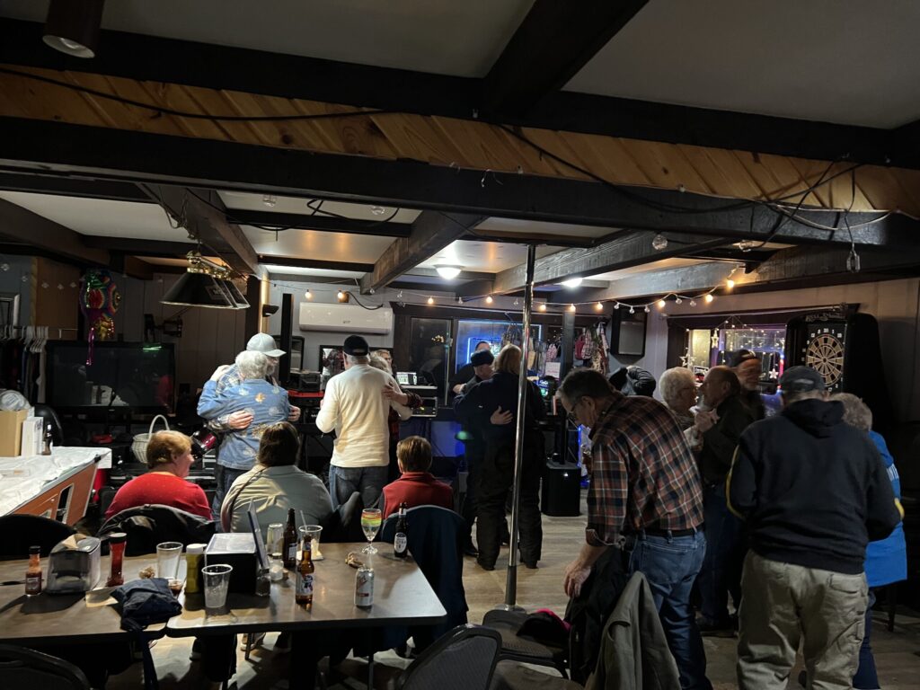 People enjoying Winterfest inside PB&Js